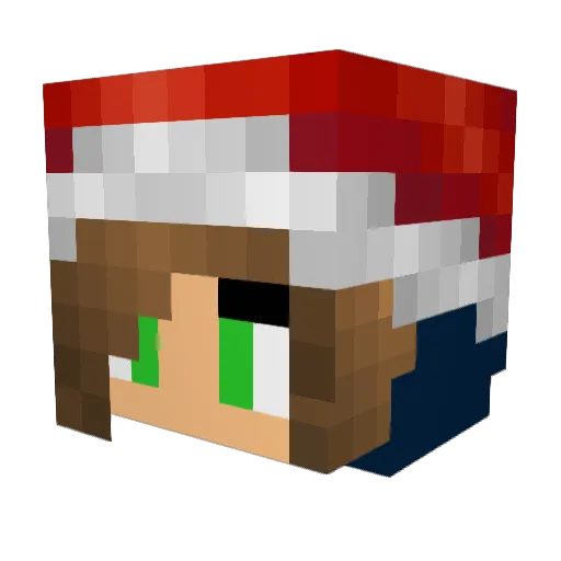 Typisch_Sina16 Minecraft avatar head, 3D render