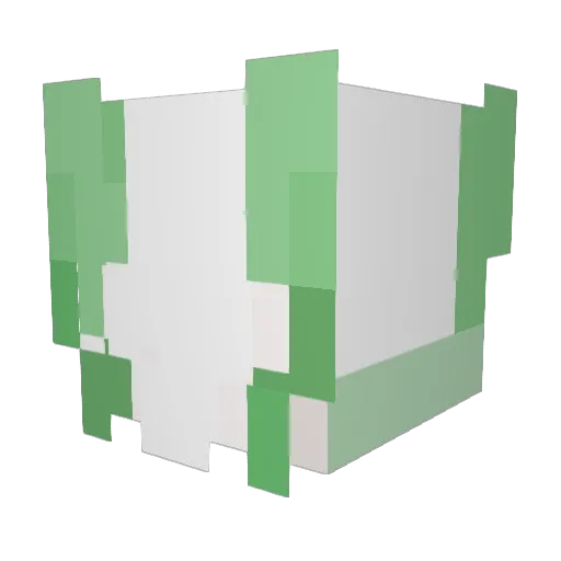 Typken Minecraft avatar head, 3D render
