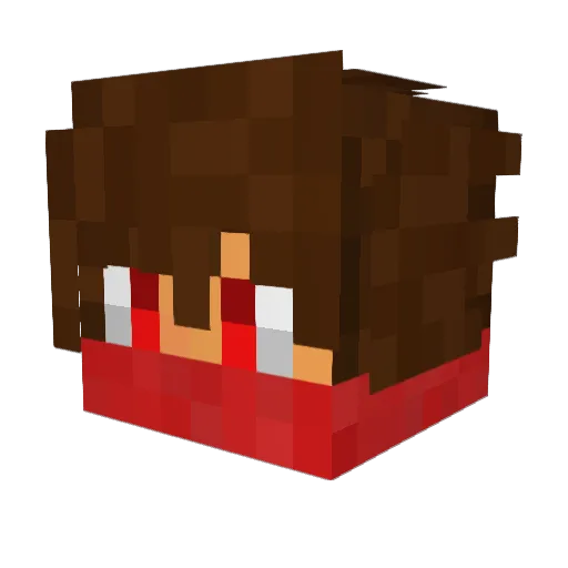 Typso Minecraft avatar head, 3D render