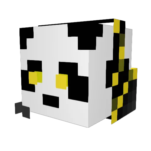 Tyr98 Minecraft avatar head, 3D render