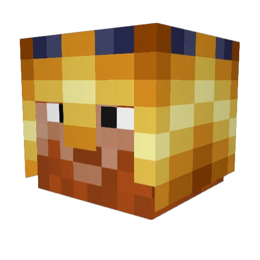 Tyr_Ian Minecraft avatar head, 3D render