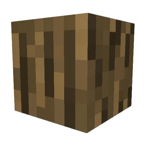 Tyramisu Minecraft avatar head, 3D render
