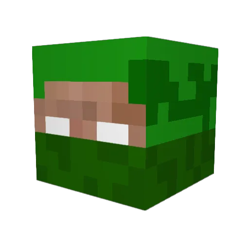 TyranXP Minecraft avatar head, 3D render