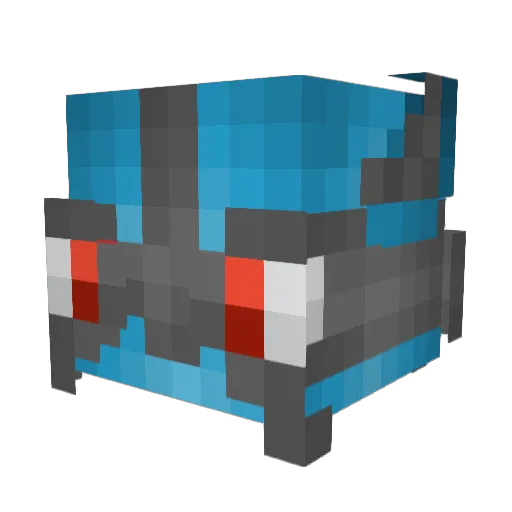 TyrannisXR30 Minecraft avatar head, 3D render