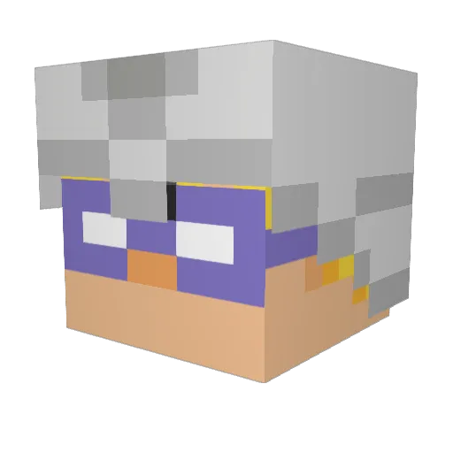 Tyrano_Arcano Minecraft avatar head, 3D render