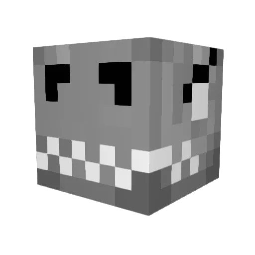 TyrantMittens Minecraft avatar head, 3D render