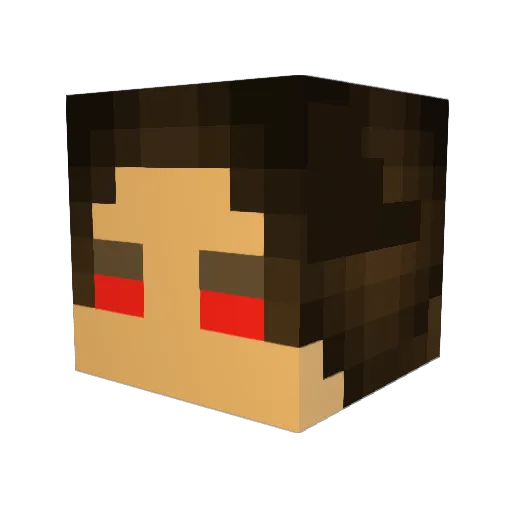 Tyrant_69 Minecraft avatar head, 3D render