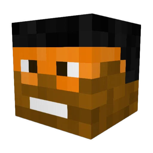 TyrantsCrown Minecraft avatar head, 3D render