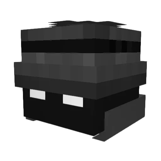 Tyranxkiller54 Minecraft avatar head, 3D render