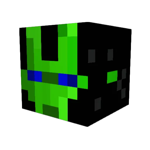 Tyrchur Minecraft avatar head, 3D render
