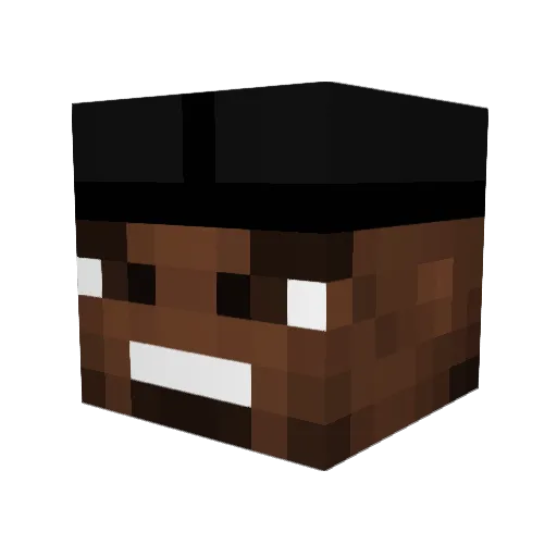 TyreeqWilliams Minecraft avatar head, 3D render