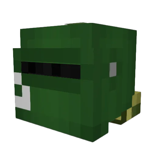 TyrellYeezus Minecraft avatar head, 3D render