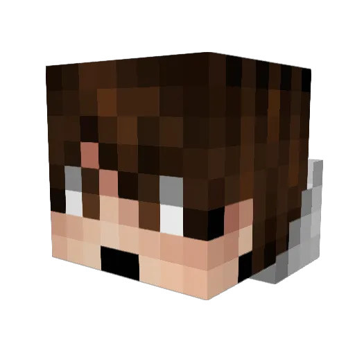 Tyrese_06 Minecraft avatar head, 3D render