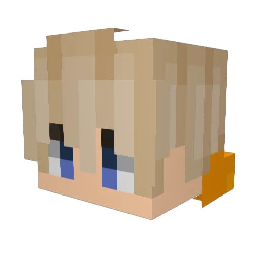 Tyriffic62 Minecraft avatar head, 3D render