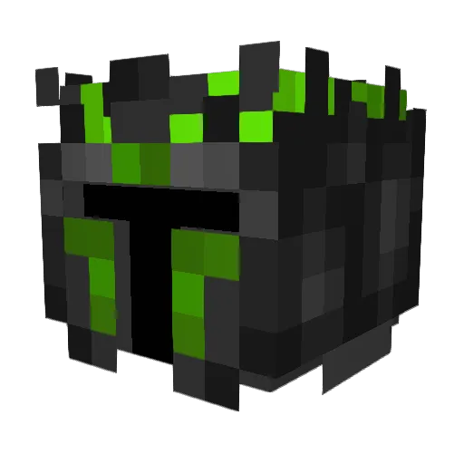 Tyrik13 Minecraft avatar head, 3D render