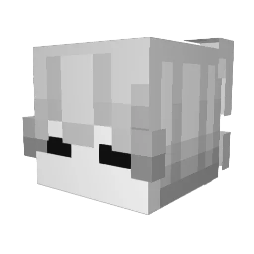 Tyrnite Minecraft avatar head, 3D render