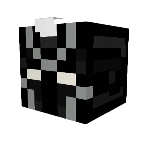 TyroGX Minecraft avatar head, 3D render