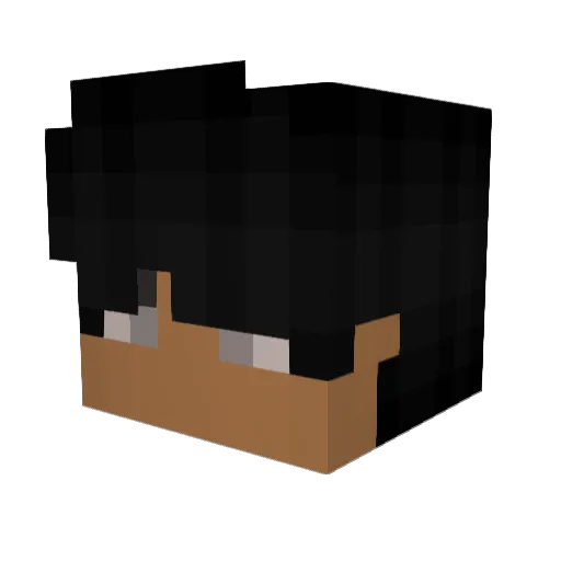 TyroXXX Minecraft avatar head, 3D render