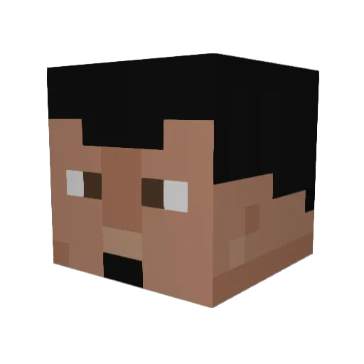 TyronTheGoat24 Minecraft avatar head, 3D render