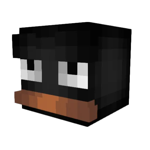Tyron_hotdog Minecraft avatar head, 3D render