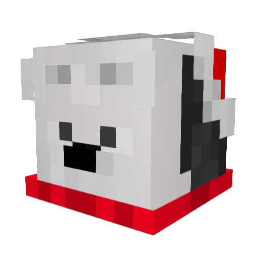 TyroneThaG Minecraft avatar head, 3D render
