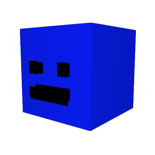 Tyrone_BBC Minecraft avatar head, 3D render