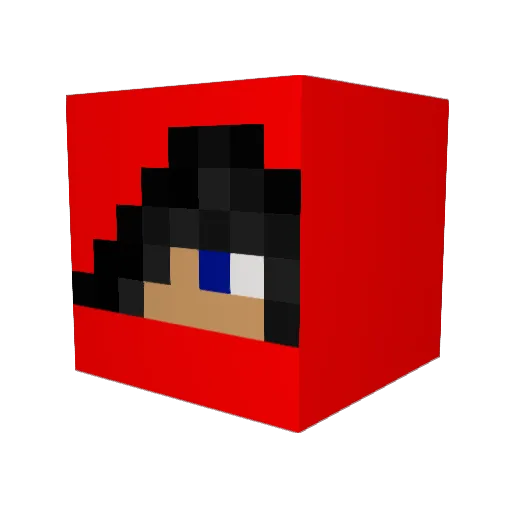 Tyrone_Fight Minecraft avatar head, 3D render