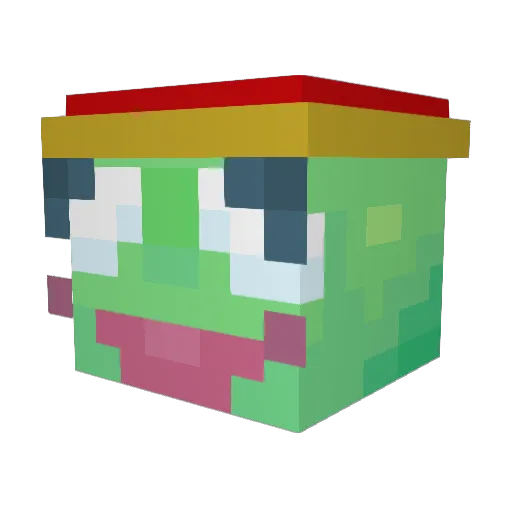 Tyronesgpa Minecraft avatar head, 3D render