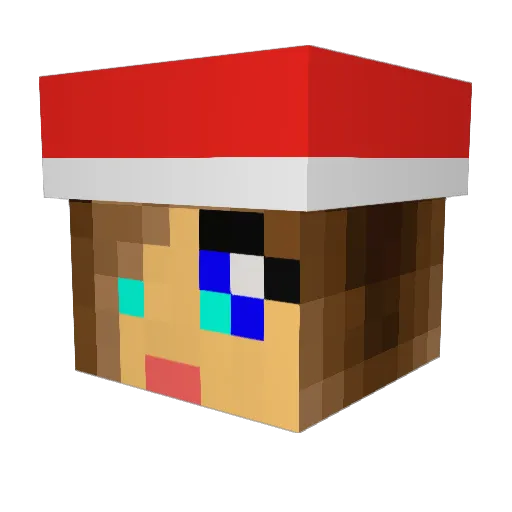 Tyrosh Minecraft avatar head, 3D render