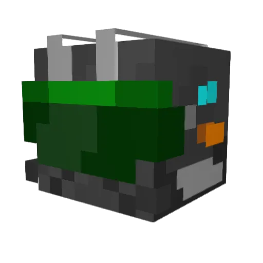 TyrranStone Minecraft avatar head, 3D render