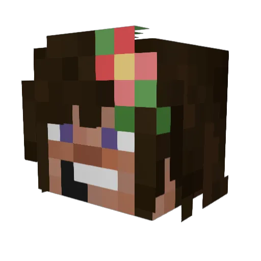 TysonDerick Minecraft avatar head, 3D render