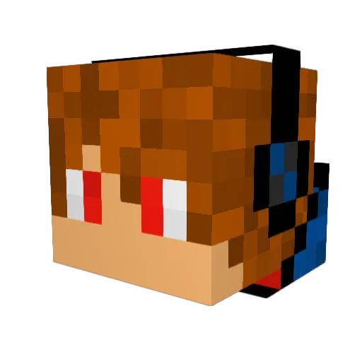 Tysonator123 Minecraft avatar head, 3D render
