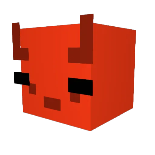 TysonnK Minecraft avatar head, 3D render