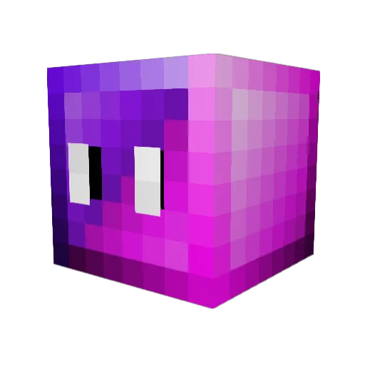 Tysonrages Minecraft avatar head, 3D render