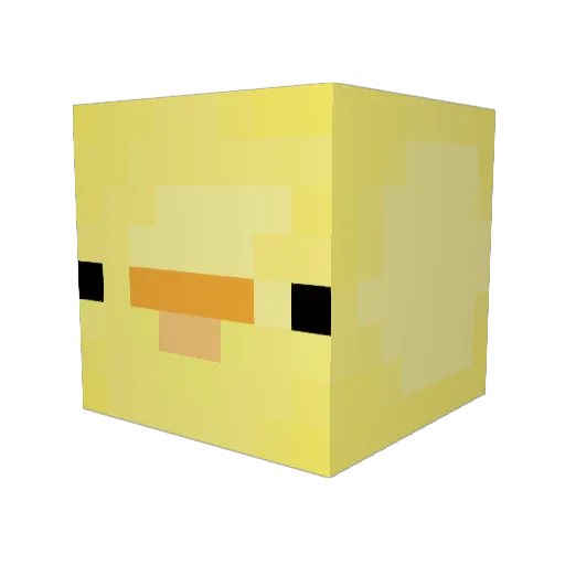 Tyster333 Minecraft avatar head, 3D render