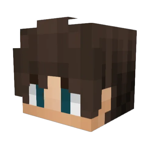 Tytan_Royal Minecraft avatar head, 3D render