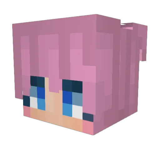 Tytanty_ Minecraft avatar head, 3D render