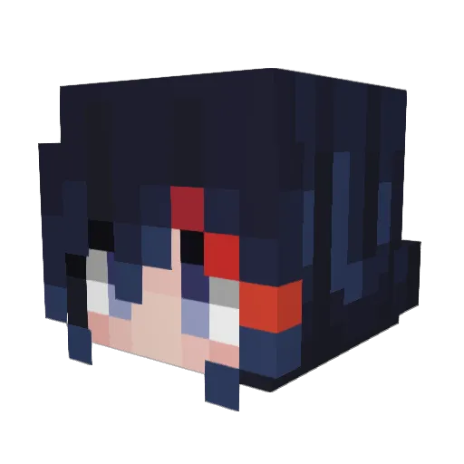 Tytynyymi Minecraft avatar head, 3D render