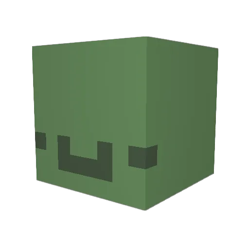 Tyuoo Minecraft avatar head, 3D render
