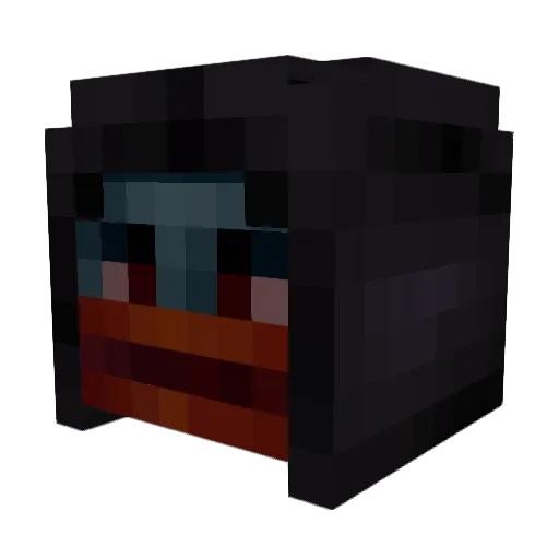 Tyurrew Minecraft avatar head, 3D render