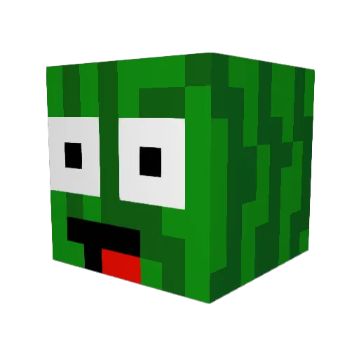 Tywa__ Minecraft avatar head, 3D render