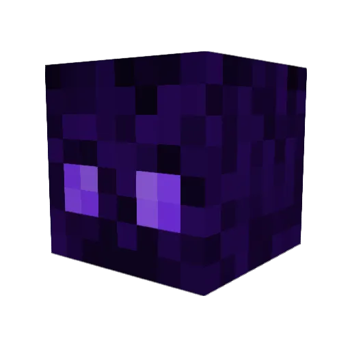 Tzarken Minecraft avatar head, 3D render