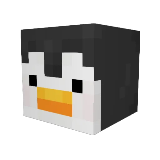 Tzuri61 Minecraft avatar head, 3D render
