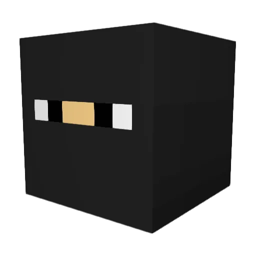 U2Jelus Minecraft avatar head, 3D render