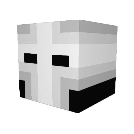 UACornball Minecraft avatar head, 3D render