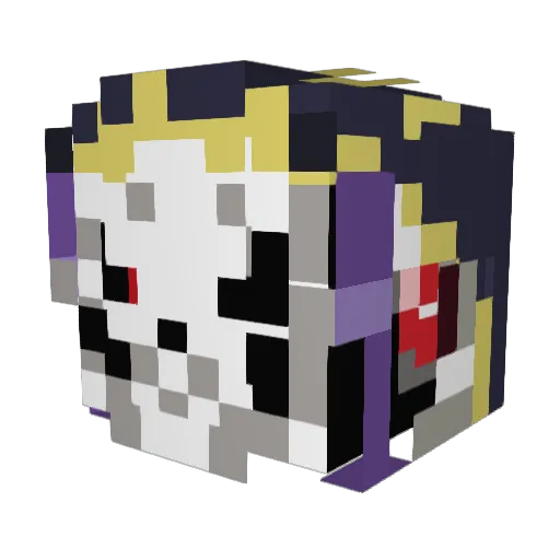 UADIE Minecraft avatar head, 3D render