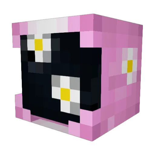 UBERM3NSCH Minecraft avatar head, 3D render