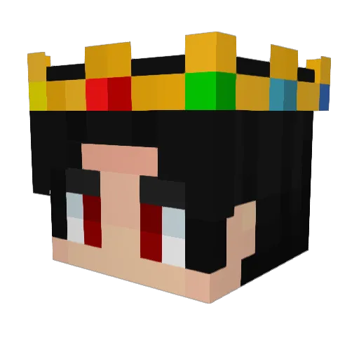 UBNautic Minecraft avatar head, 3D render