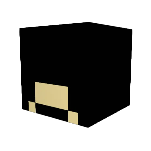 UBmango Minecraft avatar head, 3D render