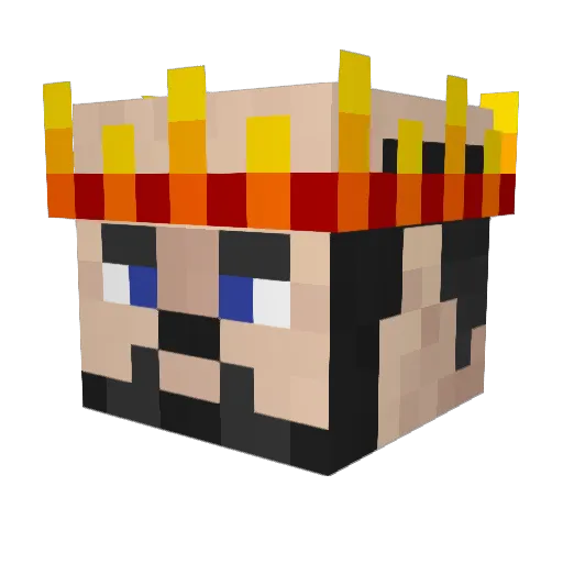 UCFTyler Minecraft avatar head, 3D render